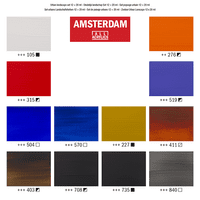 Amsterdam - 20ml Acrylic Paints - Urban Landscape 12 Set